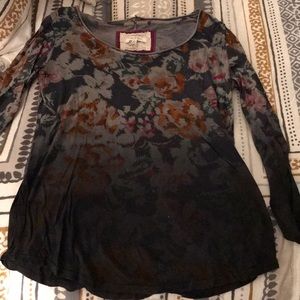 Anthropologie Long Sleeved Tee